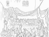 Wedding Feast at Cana Coloring Page the Marriage Feast at Cana Coloring Page