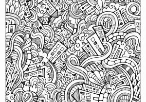 Weird Design Coloring Pages Weird Doodle City by Olga Kotsenko source 123rf From the