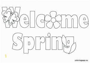 Welcome Spring Coloring Pages Printable Spring Season Coloring Pages Seasons Fabulous Gallery