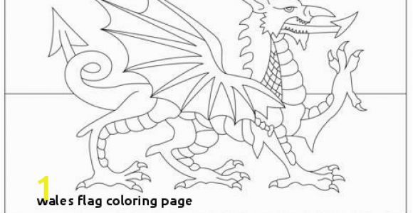 Welsh Flag Coloring Page Wales Flag Coloring Page Russian Flag Coloring Page Unique Welsh