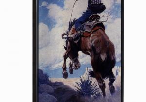 Western Cowboy Wall Murals Amazon Newell Convers Wyeth Floating Frame Premium