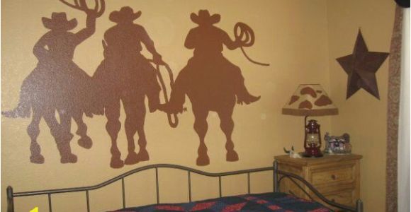 Western Cowboy Wall Murals Cowboy Silhouette Mural Murals