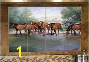 Western Tile Murals 26 Best Kitchen Backsplash Images