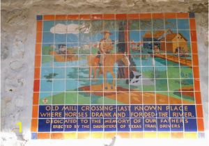 Western Tile Murals River Walk Tile Mural Old Mill Crossing Picture Of Hotel