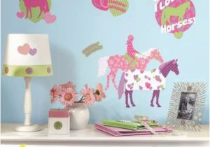 Western Wall Murals Decals Horses 44 Big Wall Stickers Girls Room Decor Decals Kids Hearts