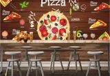 Western Wallpaper Murals Beibehang Custom Wallpaper 3d Pizza Background Wall Western