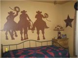 Western Wallpaper Murals Cowboy Silhouette Mural