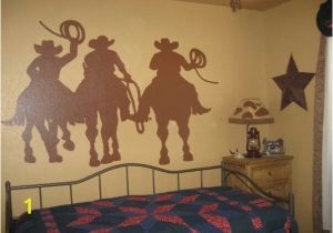 Western Wallpaper Murals Cowboy Silhouette Mural