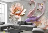 What is Wall Mural Painting Custom 3d Stereo Watercolor Flowers Rose Diamonds Wallpaper Background Wallpaper Mural Painting Dining Room Tv Mural Cell Phone Wallpapers