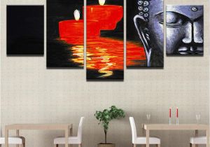 What Kind Of Paint Do You Use for Wall Murals 2019 Hd Print Canvas Painting Buddha Candle Wall Art Picture Home Decor Bedroom Poster Painting Unframed From Tian $17 09
