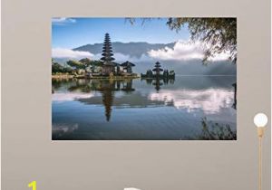 What Kind Of Paint Do You Use for Wall Murals Amazon Wallmonkeys Od Temple Bali Indonesia Wall Mural