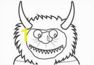 Where the Wild Things are Black and White Coloring Pages ‘where the Wild Things are’ Colourig Sheets