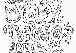 Where the Wild Things are Coloring Pages where the Wild Things are Printable Coloring Pages