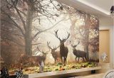 Where's Waldo Wall Mural 3d Mural Wallpaper Sitting Room Bedroom forest Milu Deer