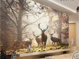 Where's Waldo Wall Mural 3d Mural Wallpaper Sitting Room Bedroom forest Milu Deer