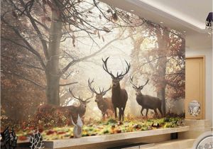 Where's Waldo Wall Mural 3d Mural Wallpaper Sitting Room Bedroom forest Milu Deer
