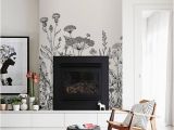 White House Wall Murals Field Flora Removable Wallpaper White Wall Mural