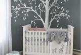 White Tree Wall Mural Tree Decal Huge White Tree Wall Decal Stickers Corner Wall Decals Wall Art Tattoo Wall Mural Decor 086