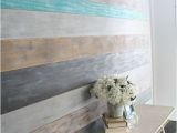 Whitewashed Wood Wall Mural Diy A Wood Planked Accent Wall for Your Home