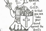 Whole Armor Of God Coloring Pages Ephesians 6 10