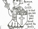 Whole Armor Of God Coloring Pages Ephesians 6 10