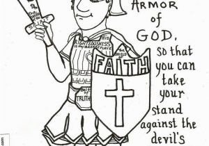 Whole Armor Of God Coloring Pages Ephesians 6 10