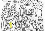 Whoville Houses Coloring Pages 409 Best Color Christmas Images