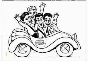Wiggles Big Red Car Coloring Page Free Printable Wiggles Coloring Pages for Kids
