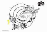 Wiggles Big Red Car Coloring Page the Expertise Savvyauntie