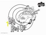 Wiggles Big Red Car Coloring Page the Expertise Savvyauntie
