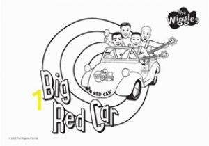 Wiggles Big Red Car Coloring Page the Expertise Savvyauntie