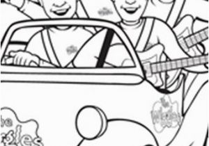 Wiggles Big Red Car Coloring Page Wiggles Big Red Car Coloring Page Coloring Pages