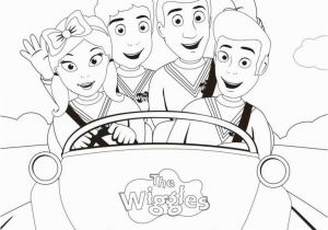 Wiggles Big Red Car Coloring Page Wiggles Coloring Pages Get Your Red Yellow Purple and Blue