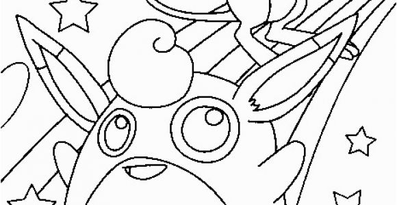 Wigglytuff Coloring Pages Pokemon Coloring Page Of Wigglytuff and Mew