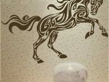 Wild Horses Wall Mural Size Abstract Horse Pattern Waterproof Vinyl Art Horse Mural