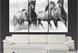 Wild Horses Wall Mural Wall Art Running Wild Horses Canvas Print 3 Panel