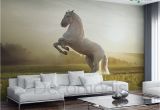 Wild Horses Wall Mural White Horse Wall Mural Wild Horse Self Adhesive Peel & Stick