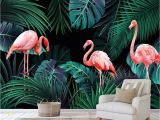 Wildlife Murals for Walls Beibehang Wallpaper Mural Hand Drawn Tropical Rainforest Plant