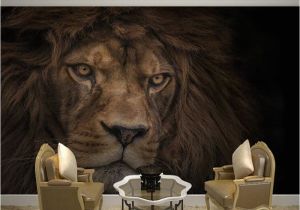 Wildlife Wallpaper Murals Wallpaper Custom 3d Stereo Hd Wildlife Lion Backdrop Wall