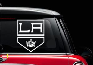 Window Murals for Cars L A Kings Inspired Window Car Decal Hockey Team Inspired Car Decal