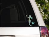 Window Murals for Cars Mermaid with Seashell Car Window Decal Products