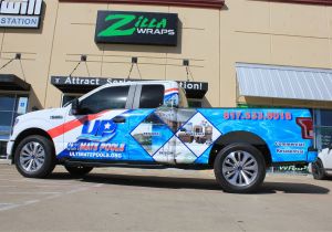 Window Murals for Cars Pool Truck Design Ideas American Flag