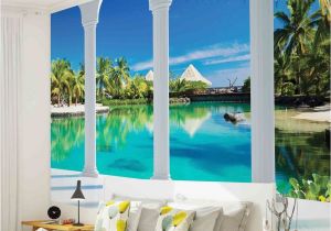 Window Murals for Home Wall Mural Photo Wallpaper 2357p Beach Tropical Paradise Arches