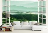 Window Murals for Walls Großhandel Kundengebundene Klein 3d Windows Landschaften Wände Rolling Hill Murals In Den White Mansions Von Yunlin188 $32 17 Auf De Dhgate