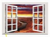 Window View Wall Mural Amazon Scocici Creative Window View Home Decor Wall