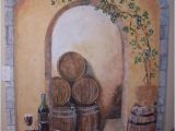 Wine Cellar Wall Mural A Trompe L Oeil "wine Cellar" I Painted In An Actual Wine