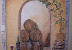 Wine Cellar Wall Mural A Trompe L Oeil "wine Cellar" I Painted In An Actual Wine