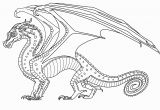 Wings Of Fire Seawing Coloring Pages Outstanding Wings Fire Coloring Page Free to Use Rainwing Lineart