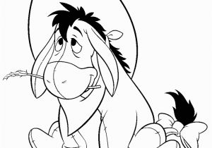 Winnie the Pooh and Eeyore Coloring Pages Disney Halloween Coloring Pages