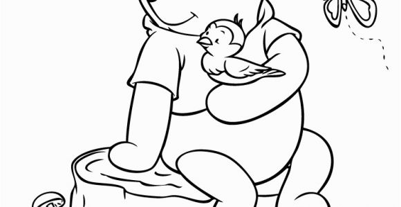 Winnie the Pooh Coloring Pages for Adults Winnie the Pooh Coloring Page Doodle